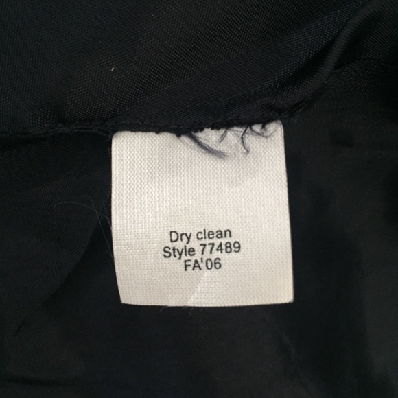 J. Crew Navy Pinstripe Blazer Size 2 - Picture 7 of 8